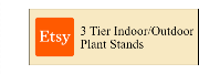 3 Tier Aluminum Indoor/Outdoor Plant Stand 